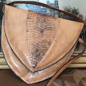Vintage leather hand tooled purse